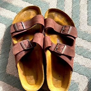 Men’s Arizona Leather Sandals Brown M45/12